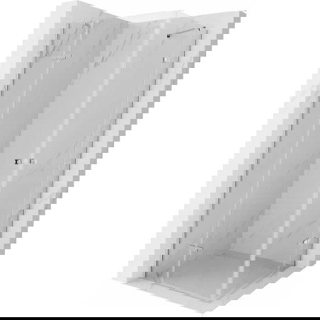 Mexen Roma Duo nyíló zuhanykabin 80 x 80 cm, átlátszó, króm - 854-080-080-02-00