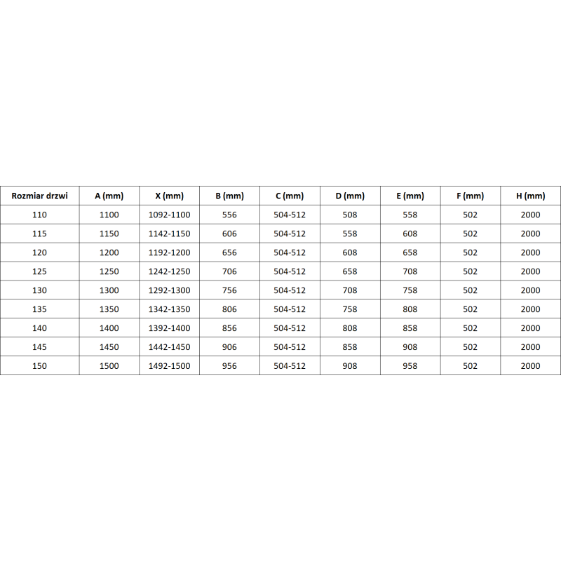 Mexen Lunar-B L ușă de duș batantă dreaptă 115 cm, transparentă, nichel periat - 832SL-115-050-97-00-P