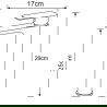 Mexen Alfa DF02 set cadă, Aurie - 745713DF02-50