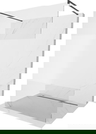 Mexen Kioto perete de duș independent 140 x 200 cm, transparent/mat 8 mm, negru - 800-140-002-70-35