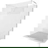 Mexen Kioto szabadonálló zuhanyfal 140 x 200 cm, Átlátszó/Savmart 8 mm, Króm - 800-140-002-01-35