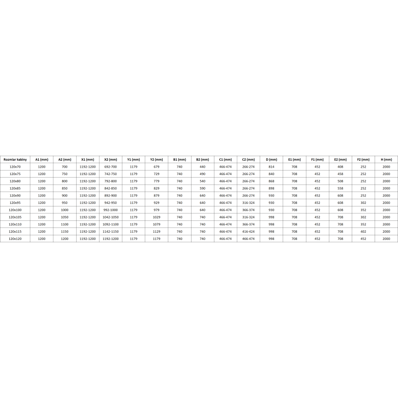 Mexen Lunar Duo cabină de duș cu ușă rabatabilă stânga 120 x 105 cm, transparentă, neagră - 834-120L-105P-70-00