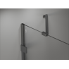 Mexen Lunar Duo cabină de duș cu uși batante 120 x 110 cm, transparent, gun metal - 834-120L-110P-95-00