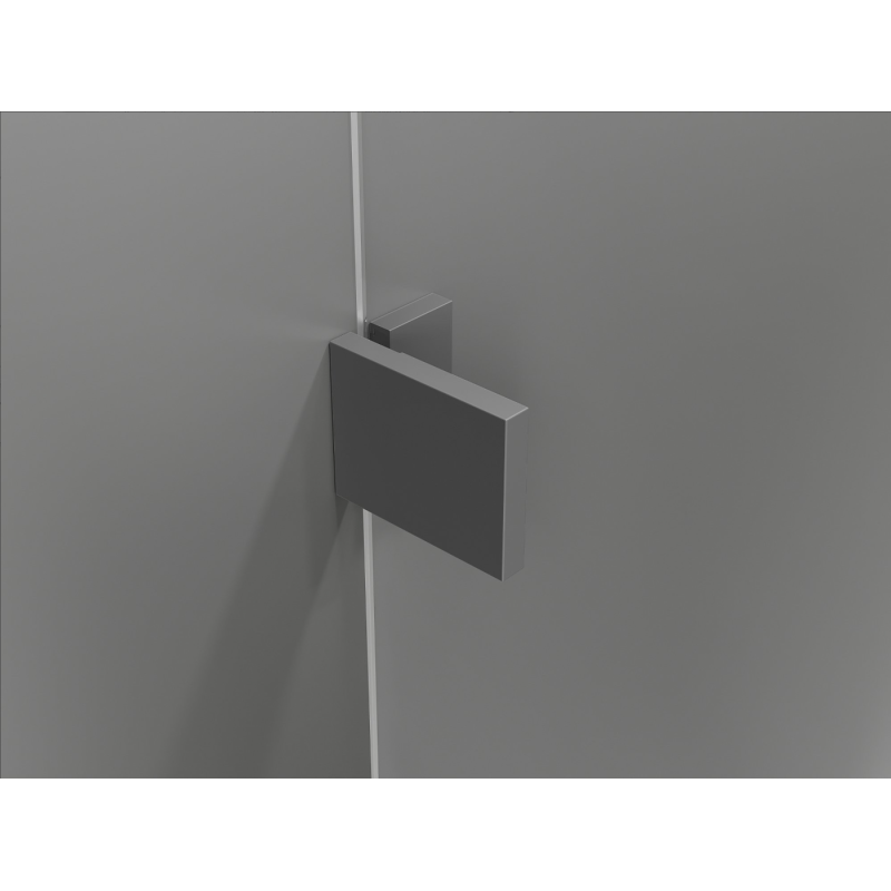 Mexen Lunar Duo nyíló zuhanykabin balos 120 x 110 cm, átlátszó, gun metal - 834-120L-110P-95-00