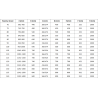 Mexen Lunar L balra nyíló zuhanyajtó 100 cm, átlátszó, rózsaarany - 834L-100-000-60-00-L