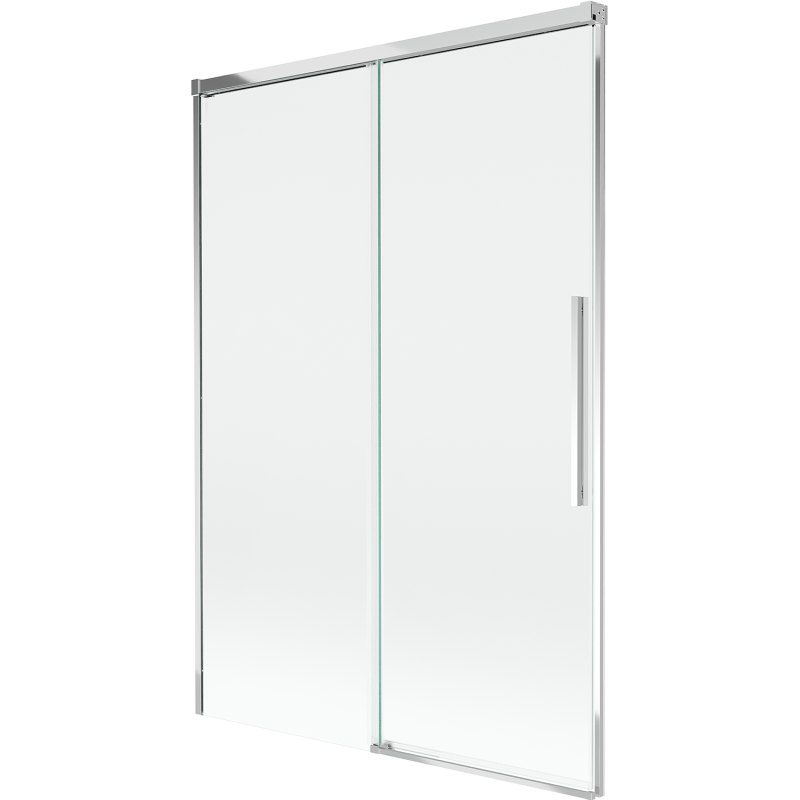 Mexen Rox paravan cadă cu 2 aripi culisante 120 x 150 cm, transparent, crom - 8C9-120-001-01-00