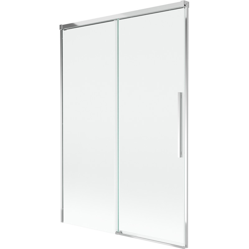Mexen Rox paravan cadă, glisant cu 2 aripi, 120 x 150 cm, transparent, crom - 8C9-120-001-01-00