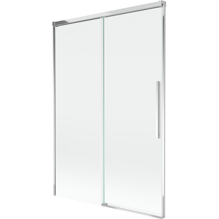 Mexen Rox paravan cadă cu 2 aripi culisante 120 x 150 cm, transparent, crom - 8C9-120-001-01-00