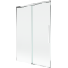 Mexen Rox paravan cadă, glisant cu 2 aripi, 120 x 150 cm, transparent, crom - 8C9-120-001-01-00