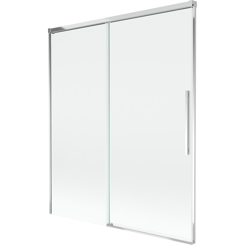 Mexen Rox 2 szárnyú, toló kádkabin 140 x 150 cm, átlátszó, króm - 8C9-140-001-01-00