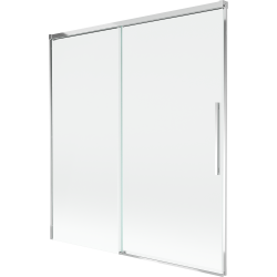 Mexen Rox paravan baie cu 2 canaturi glisante 150 x 150 cm, transparent, crom - 8C9-150-001-01-00