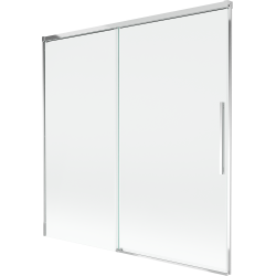 Mexen Rox paravan de duș 2-panouri glisante 160 x 150 cm, transparent, crom - 8C9-160-001-01-00