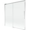 Mexen Rox 2-szárnyas, 160 x 150 cm-es átlátszó, krómozott toló-fürdőkád paraván - 8C9-160-001-01-00