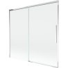 Mexen Rox paravan cadă de baie cu 2 uși glisante 170 x 150 cm, transparent, crom - 8C9-170-001-01-00