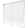 Mexen Rox kétszárnyú, toló kádparaván 180 x 150 cm, átlátszó, króm - 8C9-180-001-01-00