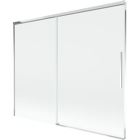 Mexen Rox paravan de cadă cu 2 uși glisante 190 x 150 cm, transparent, crom - 8C9-190-001-01-00