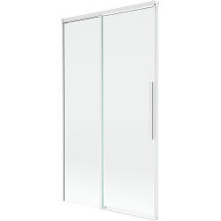 Mexen Rox 2-szárnyú, toló zuhanyfal 100 x 150 cm, átlátszó, fehér - 8C9-100-001-20-00