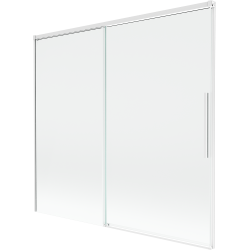 Mexen Rox paravan de baie cu 2 uși glisante 170 x 150 cm, transparent, alb - 8C9-170-001-20-00