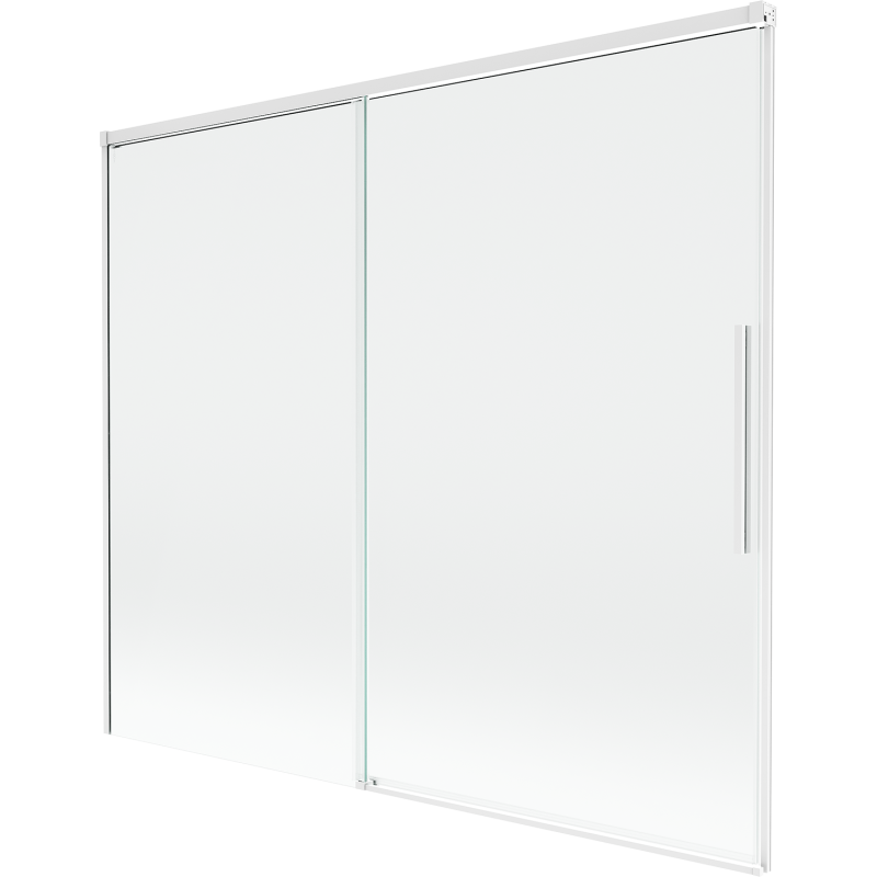 Mexen Rox 2-szárnyú toló zuhanypanel 180 x 150 cm, átlátszó, fehér - 8C9-180-001-20-00