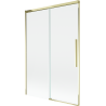 Mexen Rox paravan de cadă culisant cu 2 canaturi 120 x 150 cm, transparent, auriu - 8C9-120-001-50-00