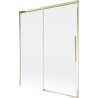 Mexen Rox paravan de cadă cu 2 uși glisante, 140 x 150 cm, transparent, auriu - 8C9-140-001-50-00