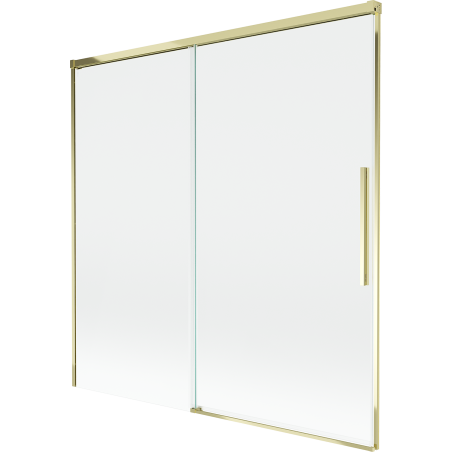 Mexen Rox paravan de baie cu 2 panouri glisante 160 x 150 cm, transparent, auriu - 8C9-160-001-50-00