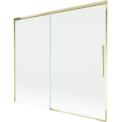 Mexen Rox paravan de baie cu 2 panouri glisante 180 x 150 cm, transparent, auriu - 8C9-180-001-50-00