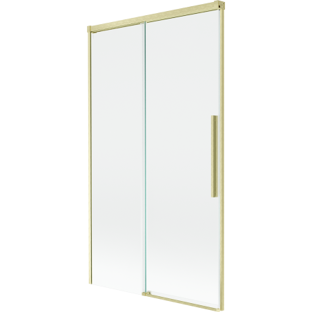 Mexen Rox kétszárnyú toló zuhanyfal 100 x 150 cm, átlátszó, arany szálcsiszolt - 8C9-100-001-55-00