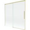 Mexen Rox paravan de duș cu 2 uși glisante 160 x 150 cm, transparent, auriu periat - 8C9-160-001-55-00