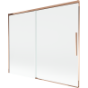 Mexen Rox paravan de baie cu 2 canaturi glisante 190 x 150 cm, transparent, aur roz - 8C9-190-001-60-00