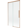 Mexen Rox panou de cadă cu 2 aripi glisante 100 x 150 cm, transparent, cupru periat - 8C9-100-001-65-00