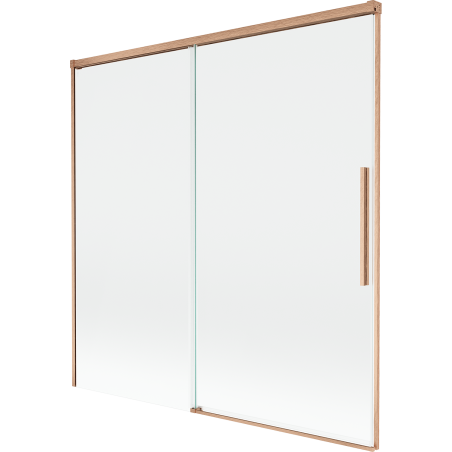 Mexen Rox paravan de duș cu 2 aripi glisante 160 x 150 cm, transparent, cupru periat - 8C9-160-001-65-00