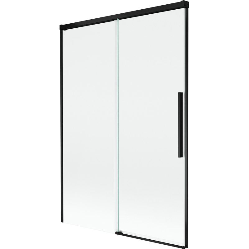 Mexen Rox 2-szárnyas, toló kádparaván 120 x 150 cm, átlátszó, fekete - 8C9-120-001-70-00