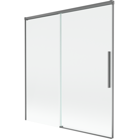 Mexen Rox paravan de cadă cu 2 uși culisante 150 x 150 cm, transparent, metalizat - 8C9-150-001-95-00