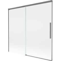 Mexen Rox paravan de baie cu 2 aripi glisante 170 x 150 cm, transparent, metal pistol - 8C9-170-001-95-00