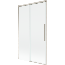 Mexen Rox 2-szárnyú zuhanyfal, toló, 100 x 150 cm, átlátszó, csiszolt nikkel - 8C9-100-001-97-00