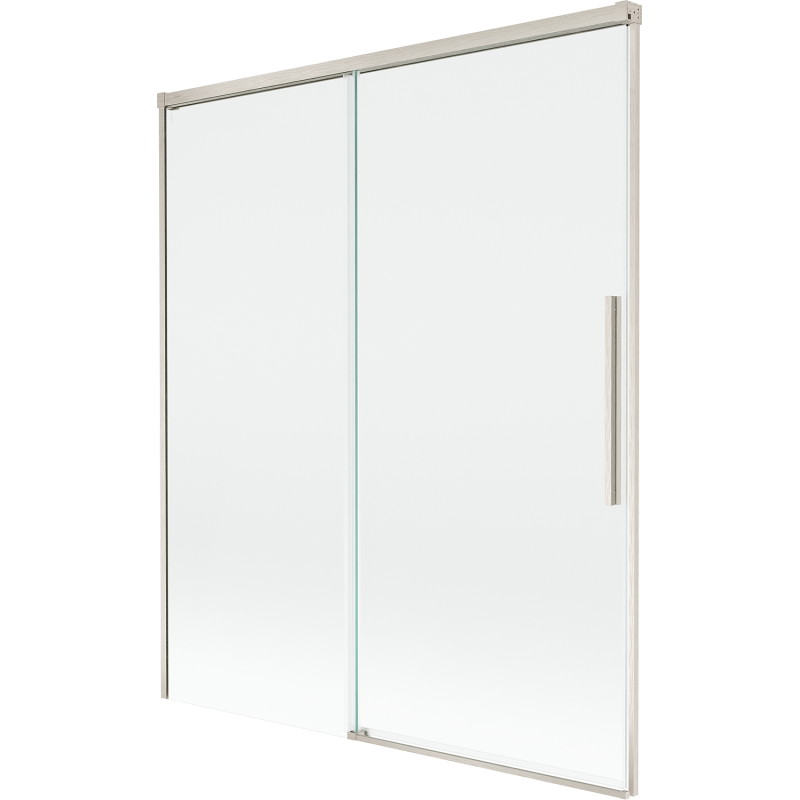 Mexen Rox paravan de cadă cu 2 panouri glisante 140 x 150 cm, transparent, nichel periat - 8C9-140-001-97-00