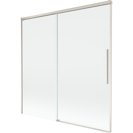 Mexen Rox paravan de baie cu 2 panouri glisante 160 x 150 cm, transparent, nichel periat - 8C9-160-001-97-00