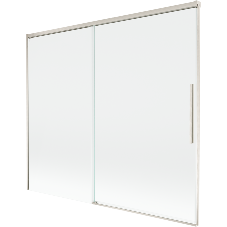 Mexen Rox paravan de cadă cu 2 canaturi glisant, 180 x 150 cm, transparent, nichel periat - 8C9-180-001-97-00