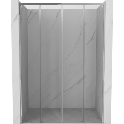 Mexen Rox uși de duș glisante 150 cm, transparent, crom - 8C2-150-002-01-00