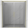 Mexen Rox Uși de duș culisante duo 170 cm, transparente, aurii periat - 8C2-170-002-55-00