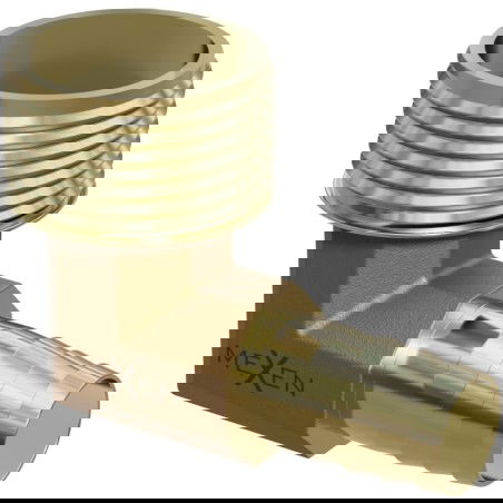 Mexen BRASS tömlő csatlakozó könyök réz 1/2 AG x 10 mm - W97423-1210