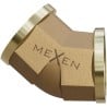 Mexen BRASS 45°-os könyökcső sárgarézből 1 BB x 1 BB - W97424-1010