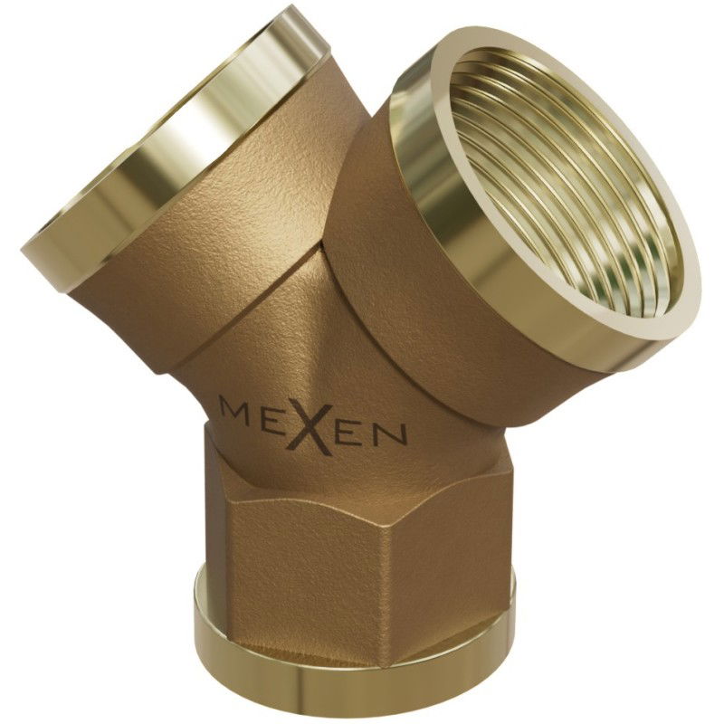 Mexen BRASS sárgaréz Y elágazás 1/2 BB x 1/2 BB x 1/2 BB - W97426-121212