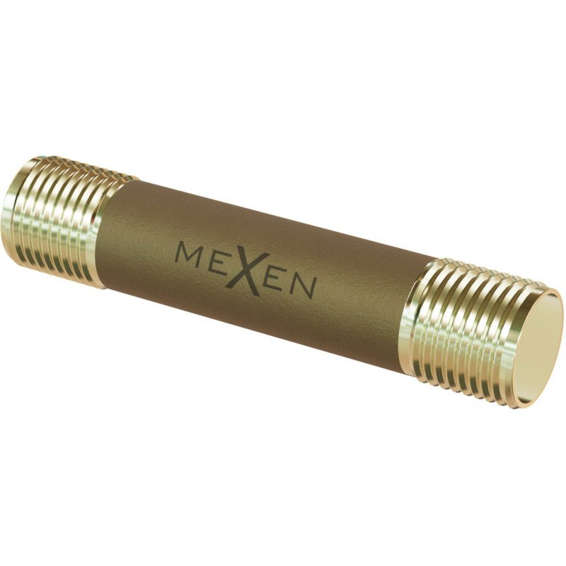 Mexen BRASS menetes sárgaréz csatlakozó 1/2 GZ x 1/2 GZ, 100 mm - W97427-1212-100