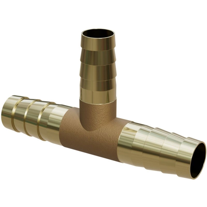 Mexen BRASS teacă pentru furtun T alamă 8 x 8 x 8 mm - W97428-080808