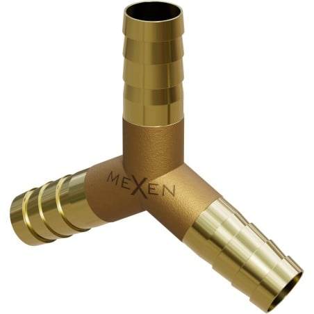 Mexen BRASS tee pentru furtun Y din alamă 10 x 10 x 10 mm - W97429-101010