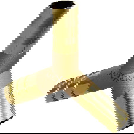 Mexen BRASS Y tömlőelágazás sárgaréz 10 x 10 x 10 mm - W97429-101010