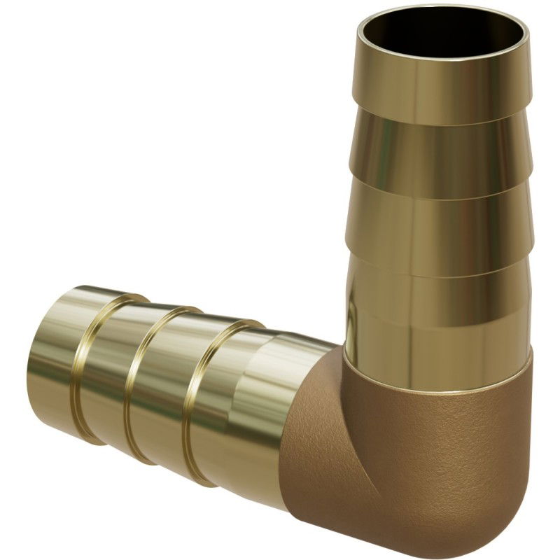 Mexen BRASS cot conector pentru furtun din alamă 10 x 10 mm - W97431-1010
