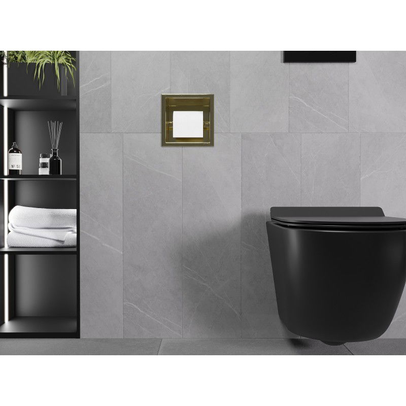 Mexen X-Wall-P suport pentru hârtie igienică, auriu periat - 1953